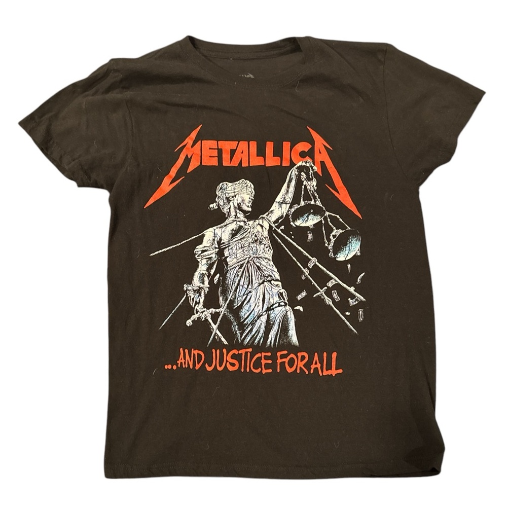Metallica …and Justice for all Adult Small black band tshirt